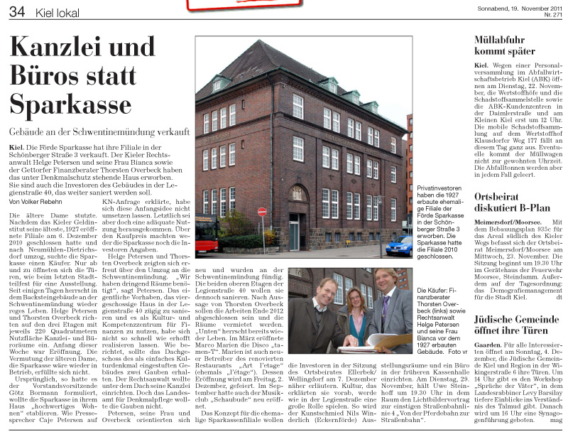 Kieler Nachrichten Kassenhalle